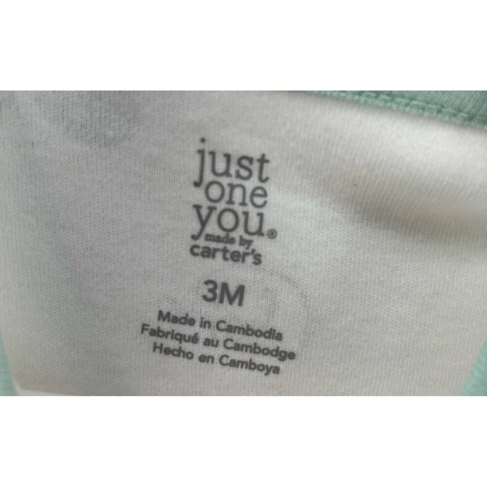 Carter's 3M Zip Up Footed Sleeper Elephant